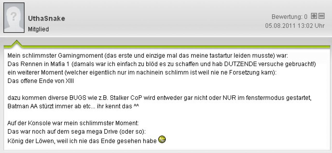 [12/08/2011] Die schlimmsten Gaming-Momente der Community. (31)