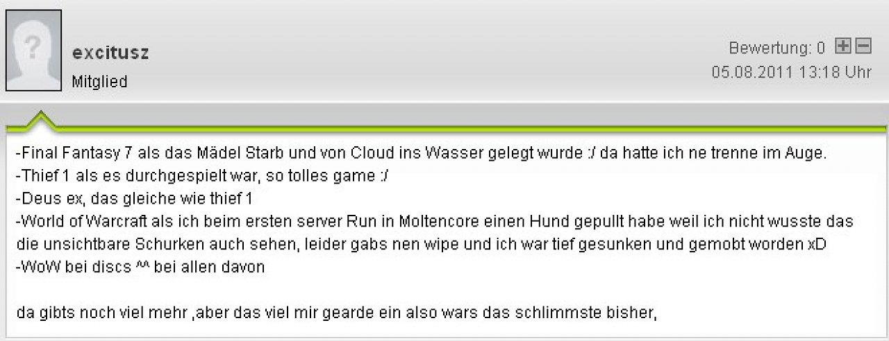 [12/08/2011] Die schlimmsten Gaming-Momente der Community. (33)