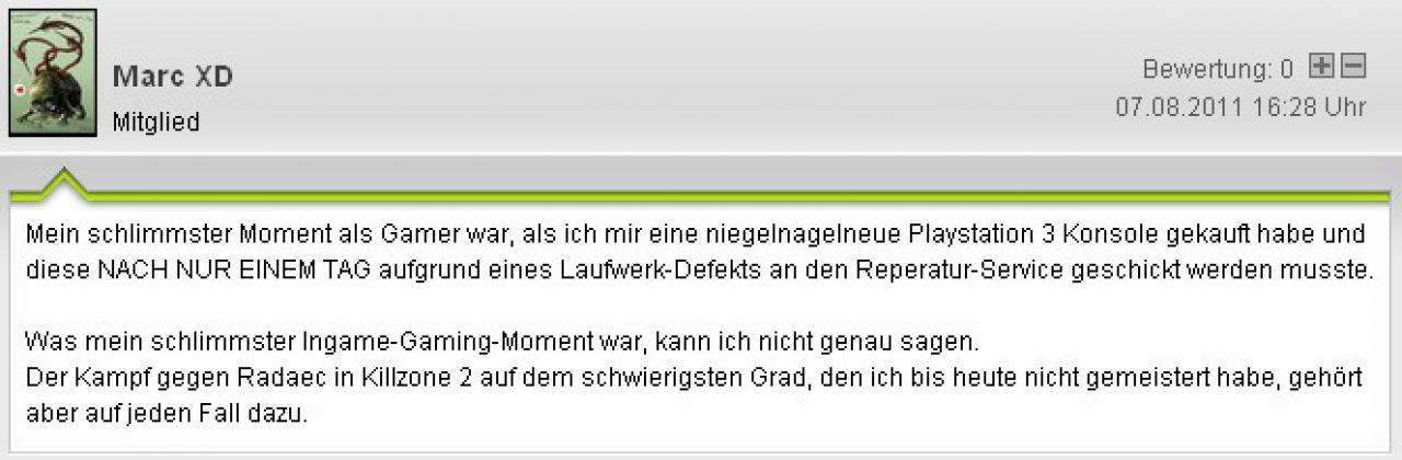 [12/08/2011] Die schlimmsten Gaming-Momente der Community. (79)