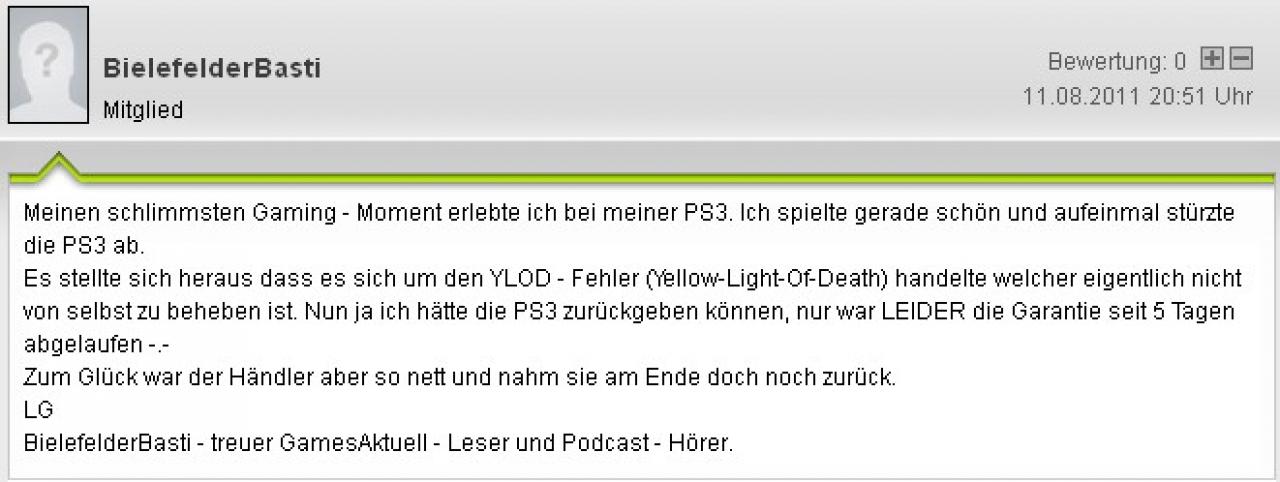 [12/08/2011] Die schlimmsten Gaming-Momente der Community. (87)