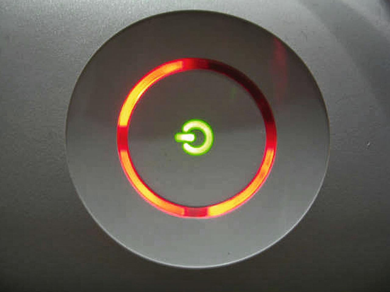 Red Ring of Death-Fehleranzeige bei der Xbox 360