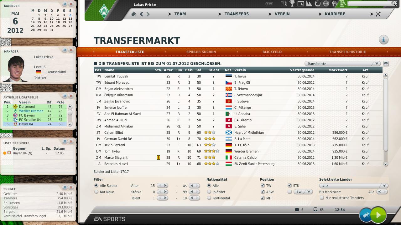 [11/10/2011] Fussball Manager 12 im Test: Wie gut ist der neue Fussball Manager dieses Jahr? (13)