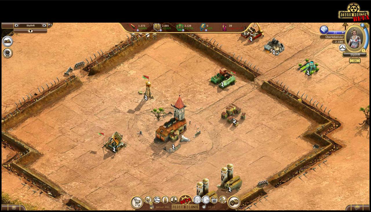 [26/10/2011] Reborn Horizon: Einsteiger-Tipps zum neuen Browserspiel, das in einer postapokalyptischen Endzeit spielt. (13)