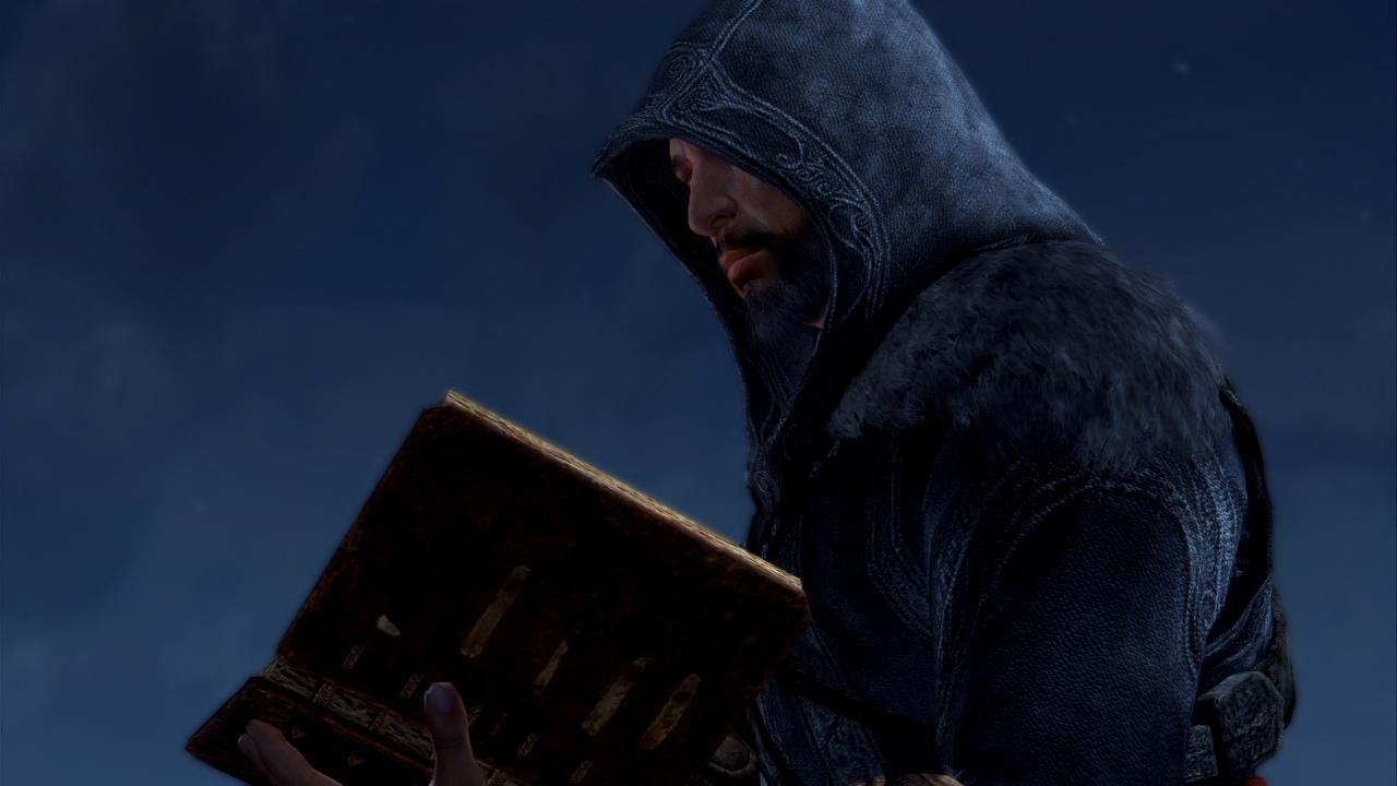 [14/11/2011] Ezio mit dem erbeuteten Buch. 