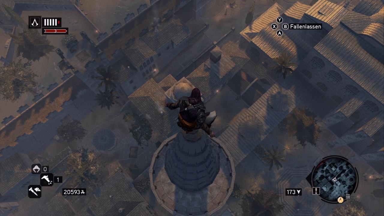[11/11/2011] Assassin's Creed: Revelations - Als Assassine ist man gut zu Fuß unterwegs - Sprünge über Häuserdächer gehören zum Attentäteralltag.