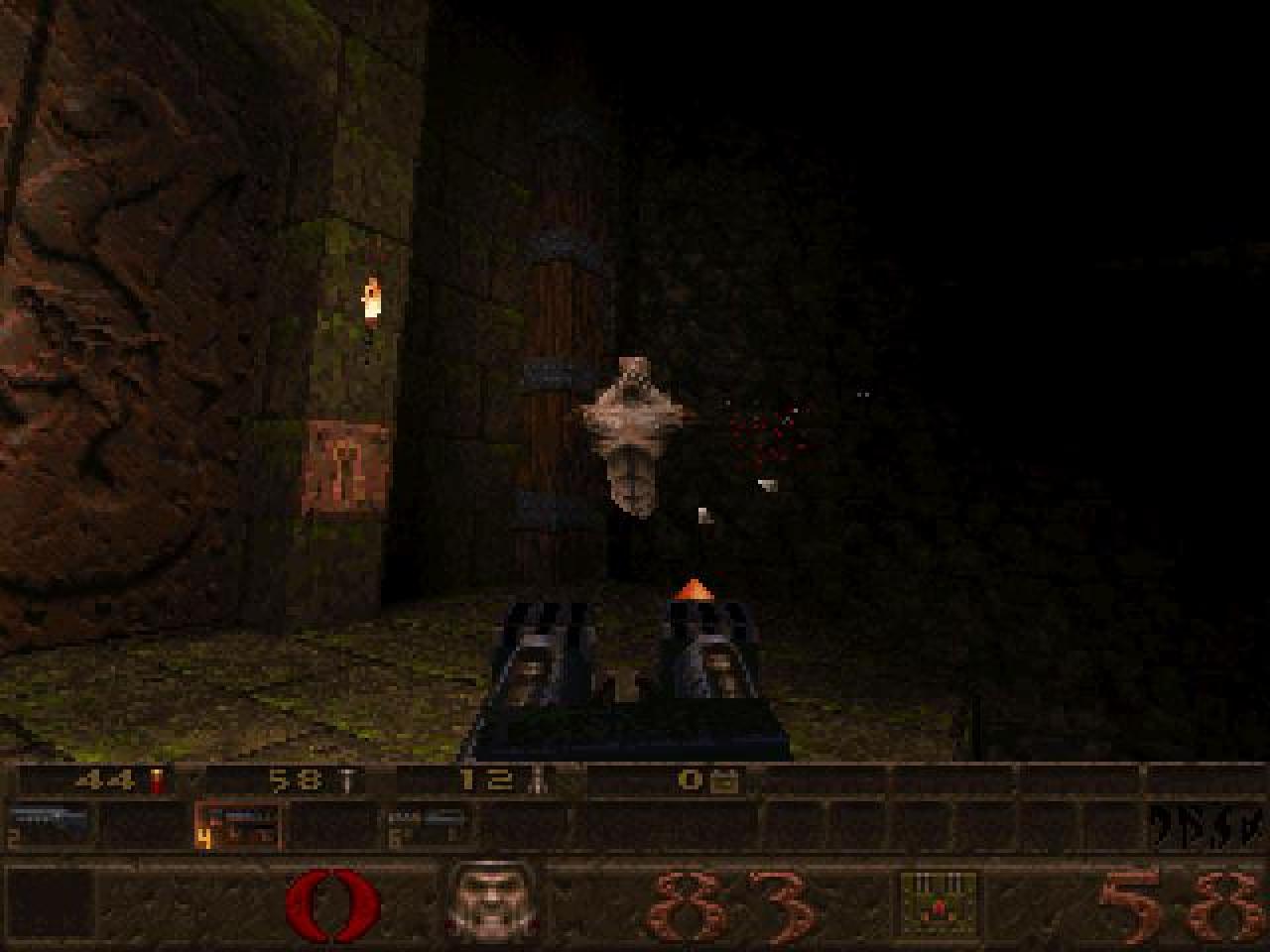 [30/11/2011] Quake. Neben einer echten 3D-Umgebung nutze Quake als eines der ersten Ego-Shooter erstmals Polygone für Gegner und Gegenstände.