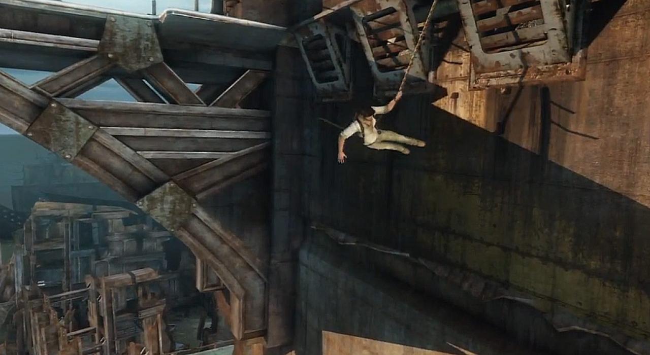 [29/11/2011] Uncharted 3 - Nathan Drake hat vom Klettern die Nase gestrichen voll. Doch das Meckern hilft ihm überhaupt nicht. Am Ende kraxelt er ja doch irgendwo wieder hoch. In Uncharted 3 verbringt ihr bestimmt 30 Prozent der Spielzeit dem Erklimmen von Mauern, Pfeilern und Gebäuden.