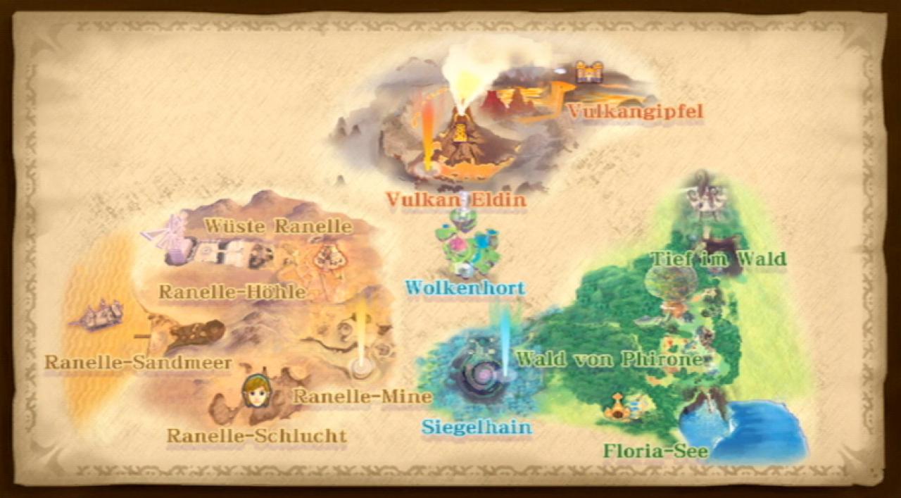 [17/11/2011] Die Weltkarte von Hyrule.