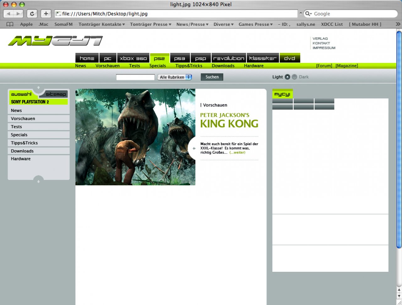 [05/12/2011] Cynamite 0.5 Design: der gleiche Entwurf als 