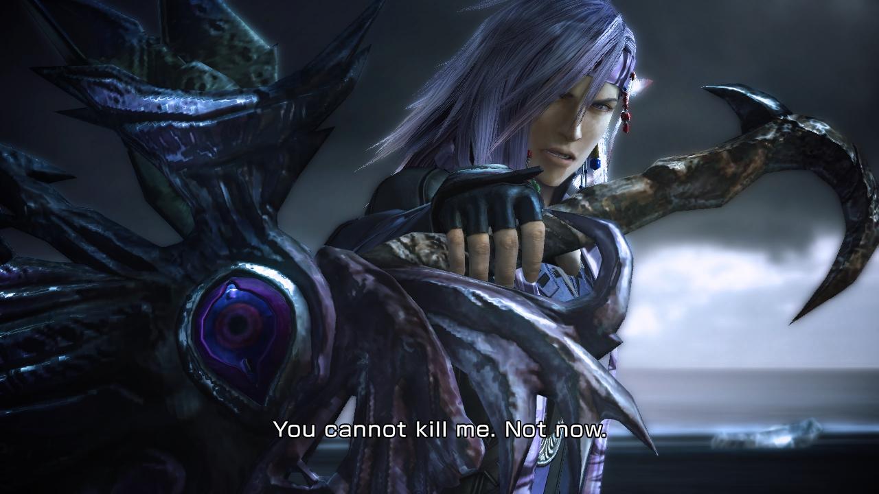 [01/12/2011] Es wäre toll, die Geschichte von Final Fantasy 13-2 aus der Sicht von Caius zu erleben. Zum einen wärt ihr dann stark und cool und zum anderen könntet ihr die bewegte Geschichte des Beschützers der Seherin nacherleben.
