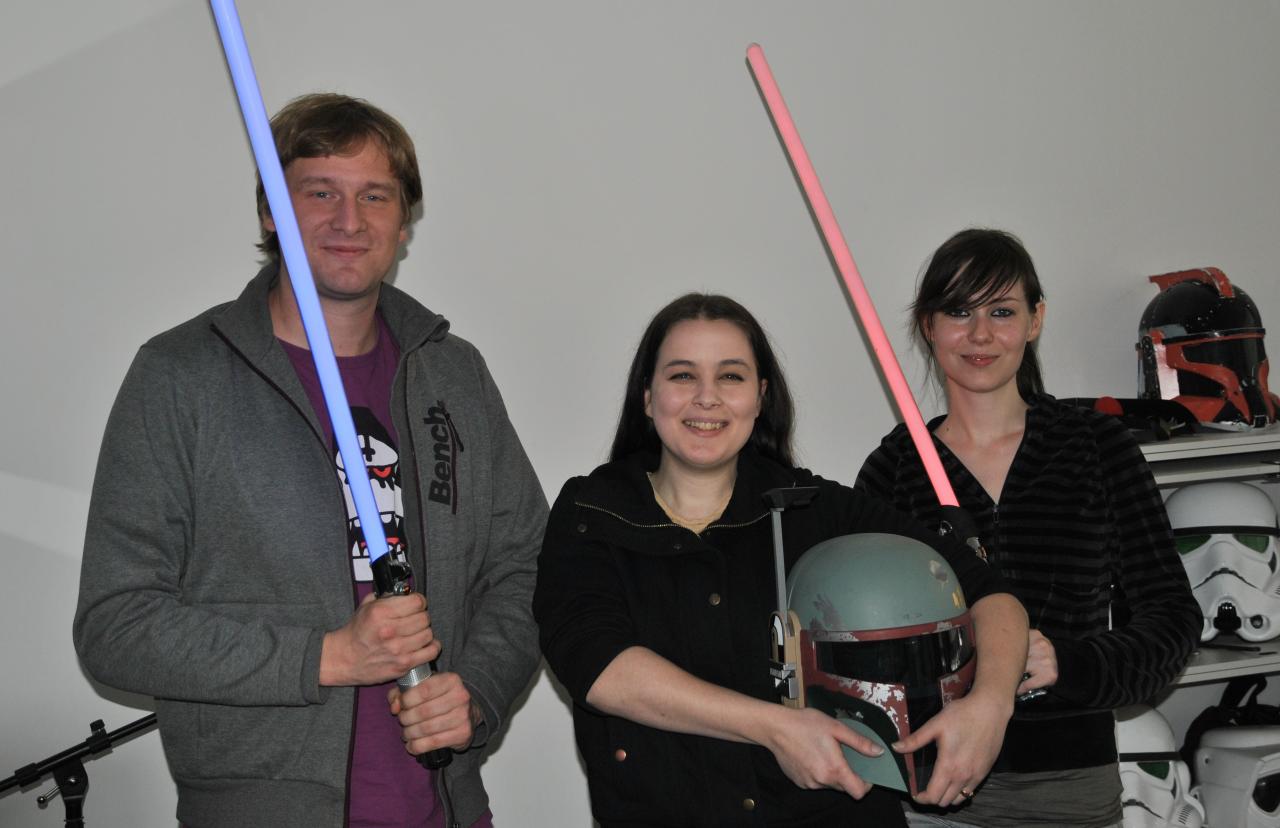 [15/12/2011] Games-Aktuell-Podast 192: Matti, Mháire und Katha (von links)