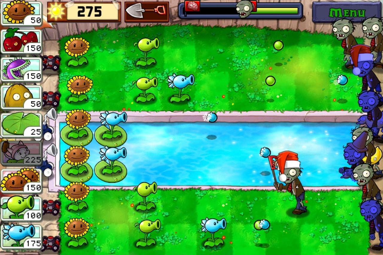 [15/12/2011] Plants vs. Zombies spielt mit einer ganz besonderen Wähung: Sonnenlicht! Gekauft werden können Upgrades oder neue Einheiten.