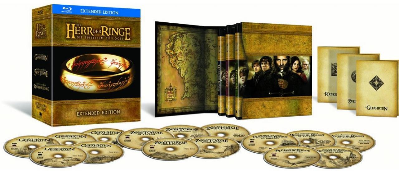 [06/12/2011] Der Herr der Ringe Trilogie - Extended Edition - Die Tonprobleme der ersten Ausgabe der kompletten Extended-Edition wurden behoben. Die Abenteuer von Frodo und den Gefährten machen in der HD-Fassung samt Extras eine gute Figur.