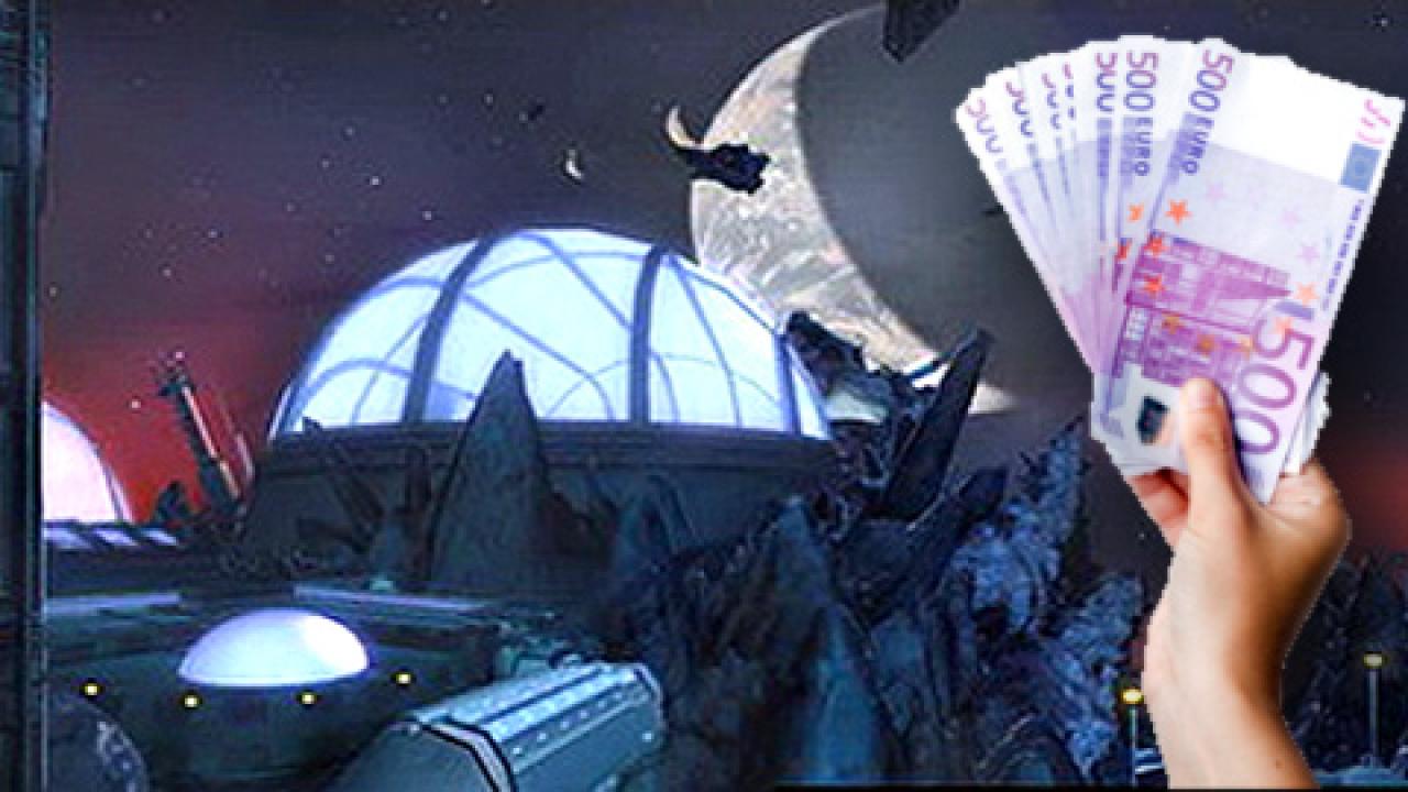 [21/12/2011] Die 330.000 Dollar Raumstation Crystal Palace Space Station. Sie findet man in dem MMORPG Entropia Universe.