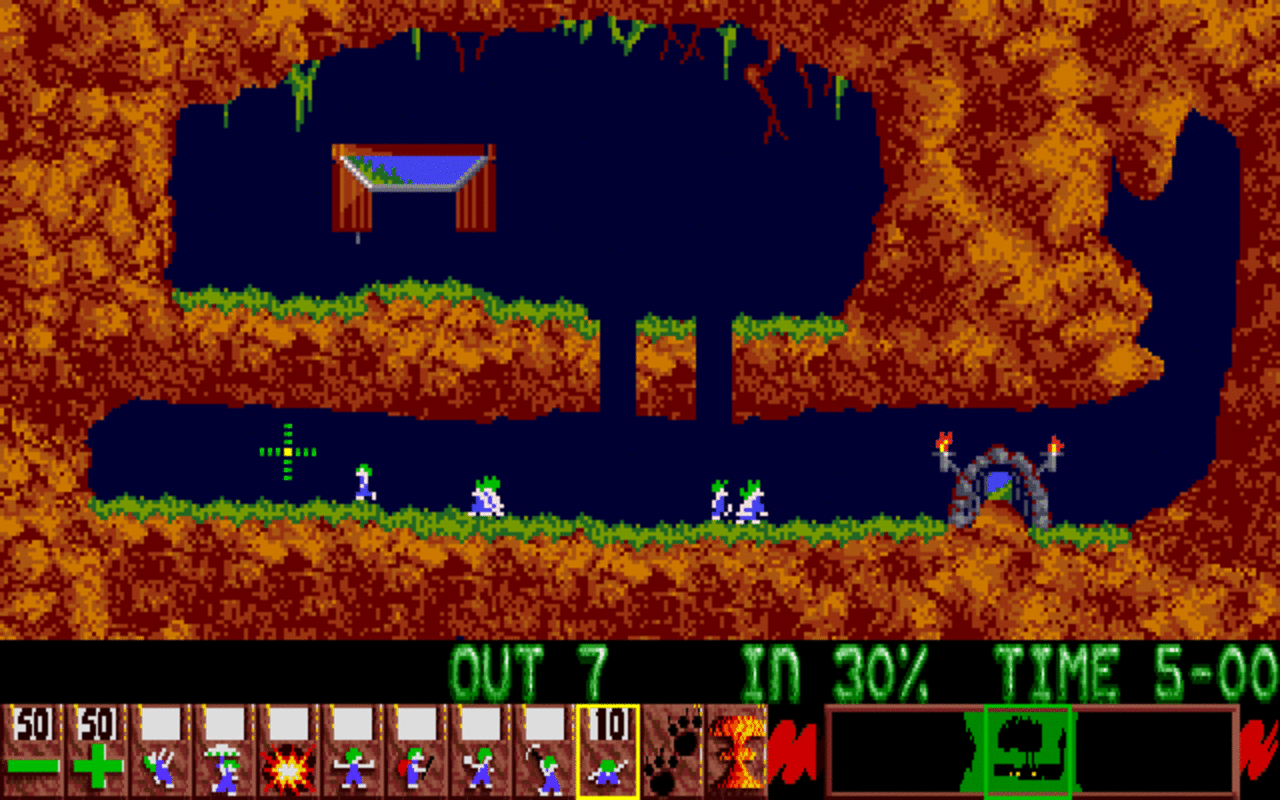 [24/01/2012] In Lemmings, dem Puzzle-Game von 1991, müsst ihr kleinen Männchen Werkzeuge geben und ihnen Aufgeben zuweisen, damit sie sich einen Weg durch immer komplexer werdenden Parkours bahnen. Wer den Klassiker spielen will, muss zurzeit auf ein kostenloses Remake der Lemmings zurückgreifen.