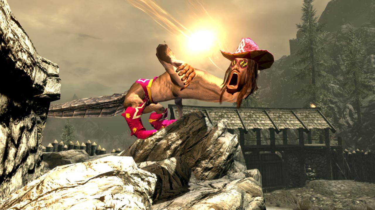 [11/01/2012] Am Ende des Tages gibt es wohl keinen größeren Macho als den Macho-Man selbst. Immerhin hat er seinen eigenen Mod für The Elder Scrolls 5: Skyrim erhalten.