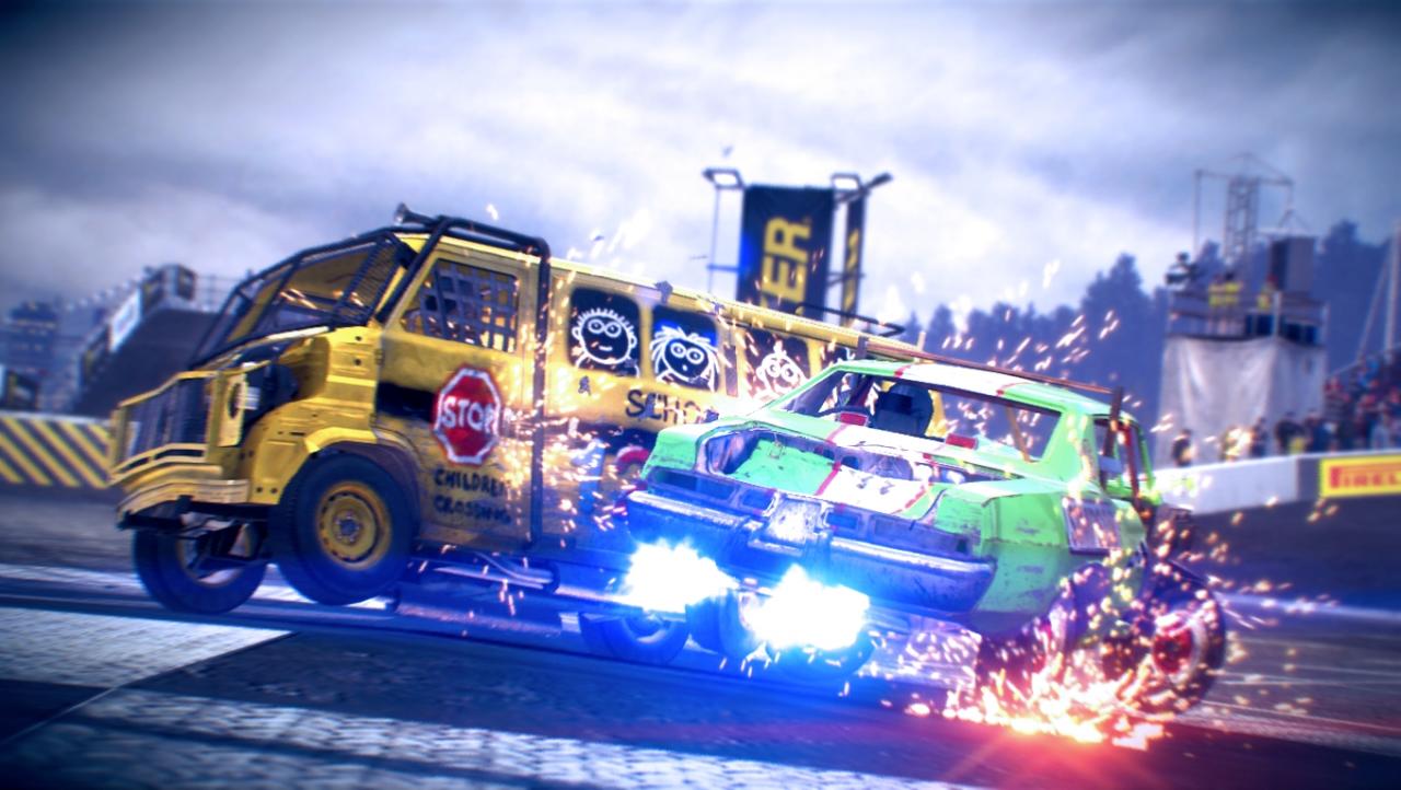 [27/01/2012] Dirt Showdown ist zwar kein vollwertiges Dirt, Spaß an der arcadigen Zerstörungs-Schlacht kommt jedoch allemal auf. (2)