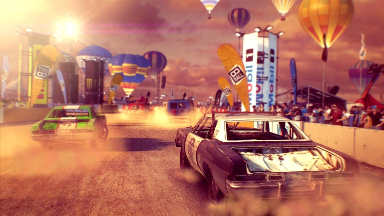 [27/01/2012] Dirt Showdown ist zwar kein vollwertiges Dirt, Spaß an der arcadigen Zerstörungs-Schlacht kommt jedoch allemal auf. (8)