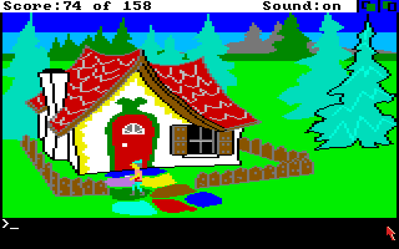 [05/03/2012] King's Quest. Mit dem Release von King's Quest endete das Zeitalter der textbasierten Adventures. Im Spiel war es zum ersten mal möglich, den Helden auf dem Bildschirm durch eine bildlich dargestellte Spielwelt zu steuern.