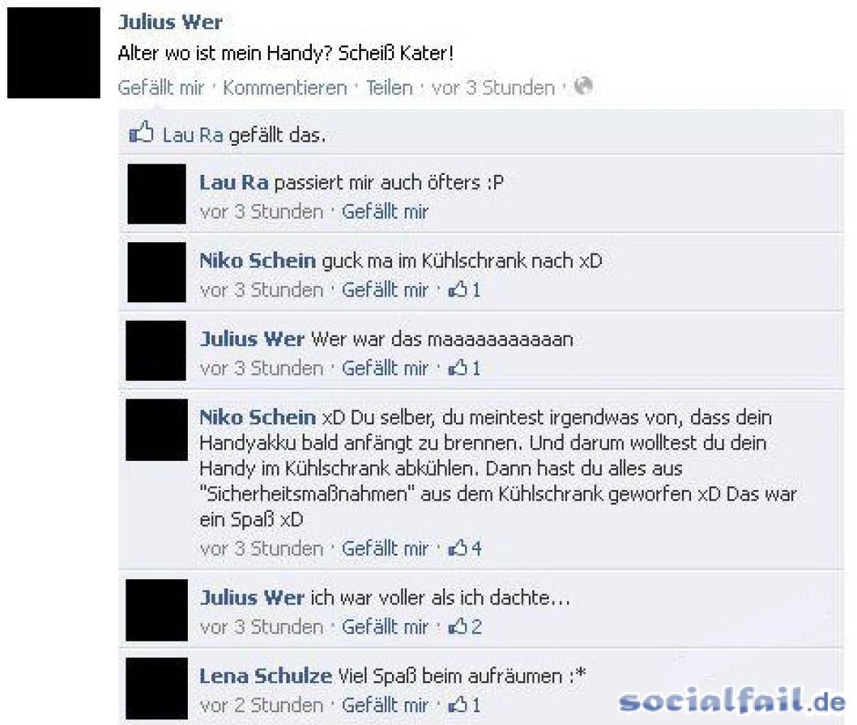 [28/03/2012] Das Handy in den Kühlschrank zu legen soll gegen Überhitzung helfen. Ja, wirklich!