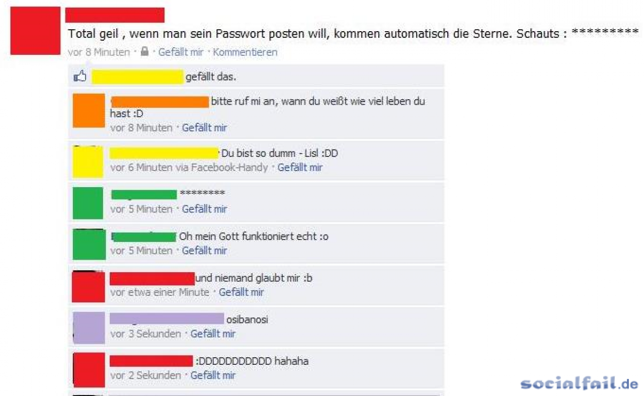 [28/03/2012] Bekannter Trick - und trotzdem reingefallen!