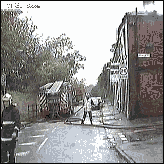 [07/03/2012] Lustige neue Gifs haben den Weg in unsere Galerie gefunden - heute mit vielen Katzen und jeder Menge Glück im Unglück. (2)