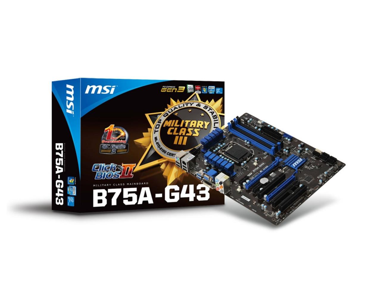 [28/03/2012] Günstiges Mainboard für unseren Intel-Mittelklasse-PC: das MSI B75A-G43
