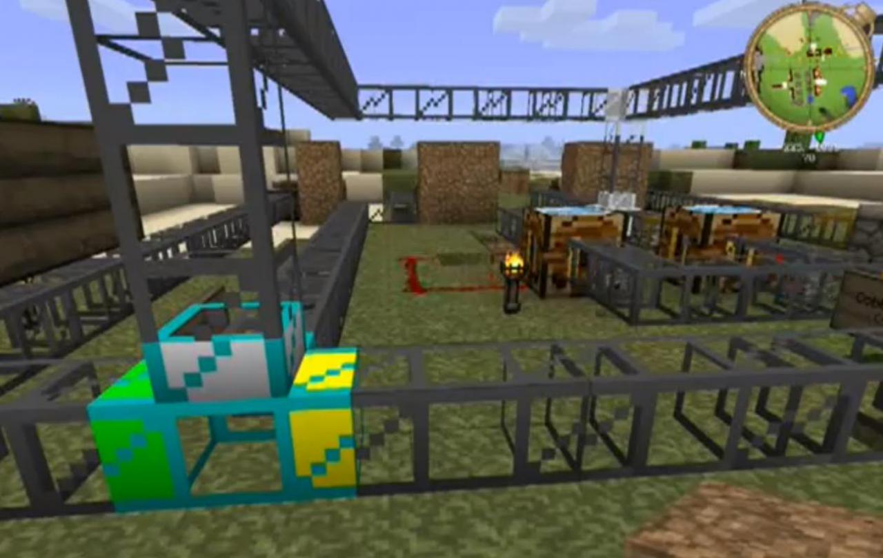 [20/03/2012] Die coolsten Minecraft-Maschinen im Video-Special. Hier: Die vollautomatische Mine mit effizienter Fabrik.