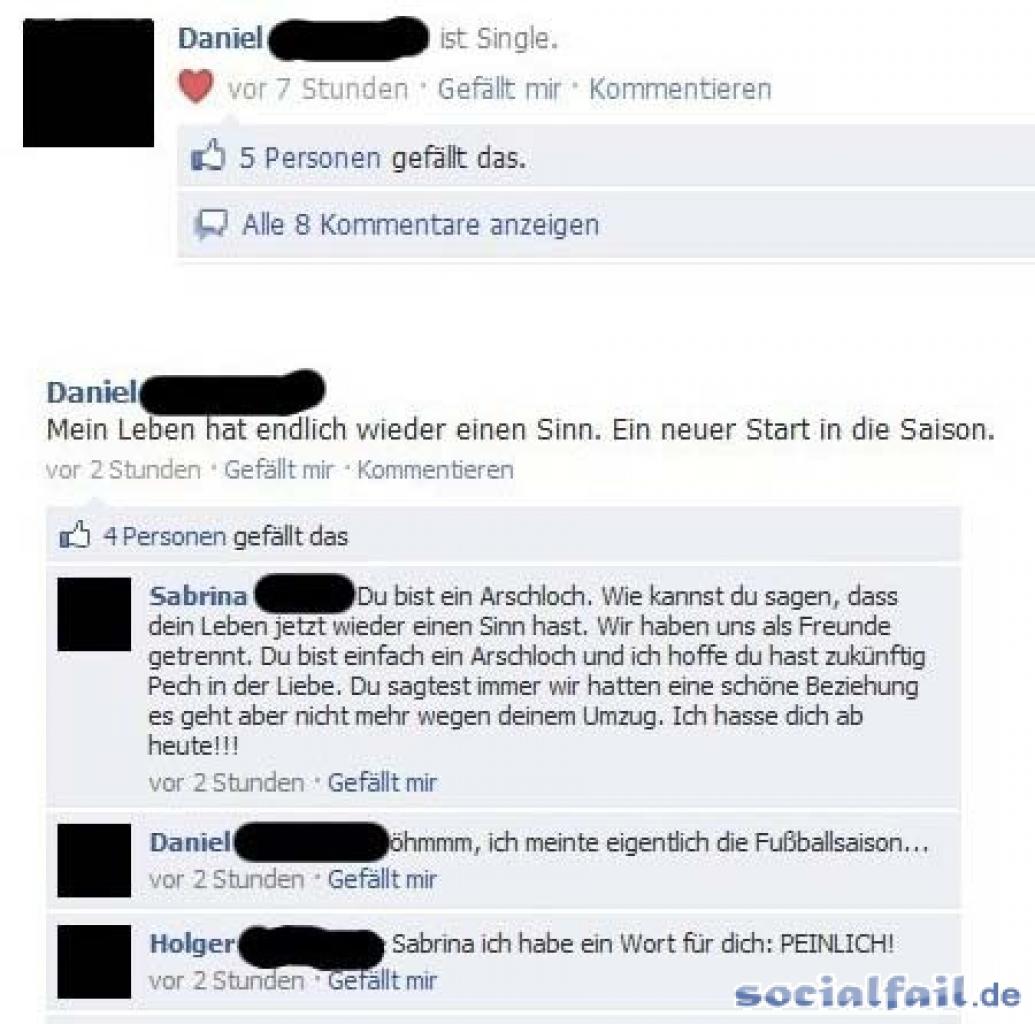 [21/04/2012] Peinlich, peinlich! Wir haben unsere Facebook-Fail-Sammlung mit weiteren Peinlichkeiten aktualisiert.