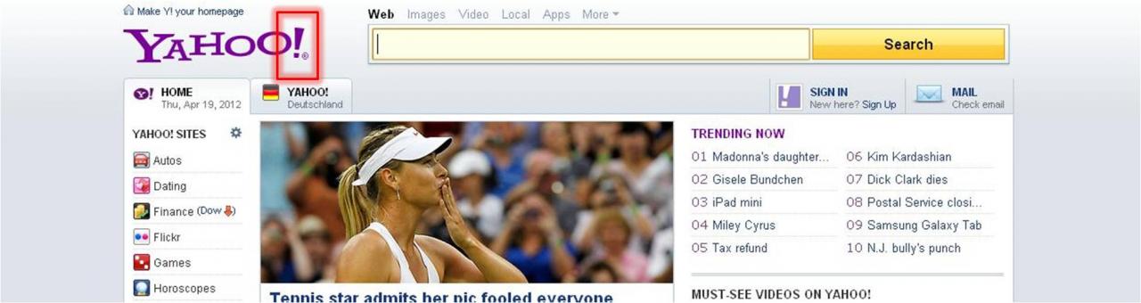 [19/04/2012] Easter-Egg in Yahoo.