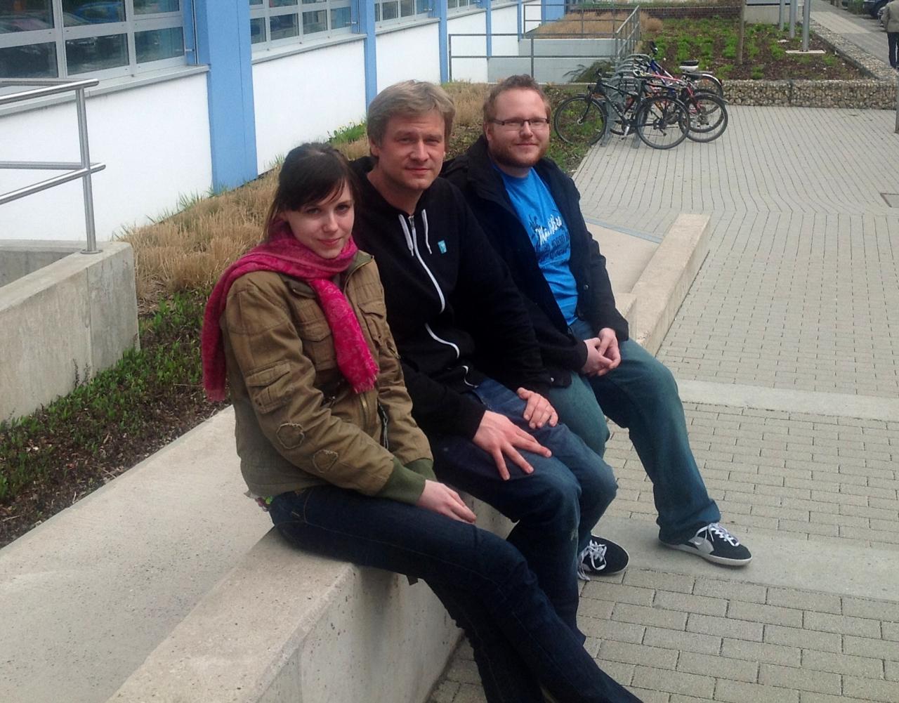 [12/04/2012] Games-Aktuell-Podcast 208: Katha, Matti, Matthias (von links)