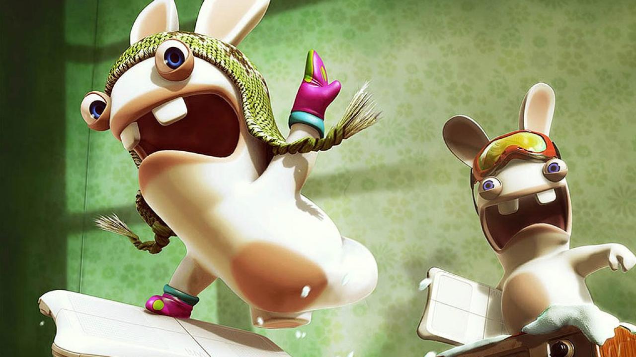 [13/04/2012] Raving Rabbids - Die verrückten Schreihälse (da freuen sich die Nachbarn!) müsste man schon in einem speziellen Käfig einsperren. Andernfalls würden die anarchischen Strolche die eigene Wohnung im Nu komplett verwüsten. Da sie gesellige Tiere sind, müsste man sich vermutlich eine komplette Bande anschaffen.