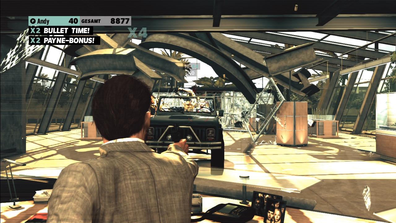 [11/05/2012] Wollt ihr Gewalteskalationen auf eurer Sause vermeiden, so solltet ihr die Einladung für Max Payne besser verbrennen. Kaum angekommen, wird der Gute sich ordentlich volllaufen lassen, nur um sich anschließend gehörig zu prügeln.