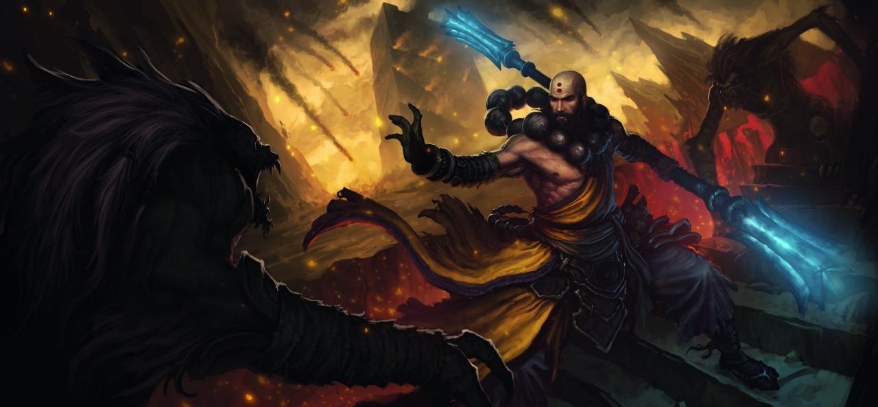 [14/05/2012] Der Mönch stellt in Diablo 3 eine der neuen Nahkampf-Klassen dar.