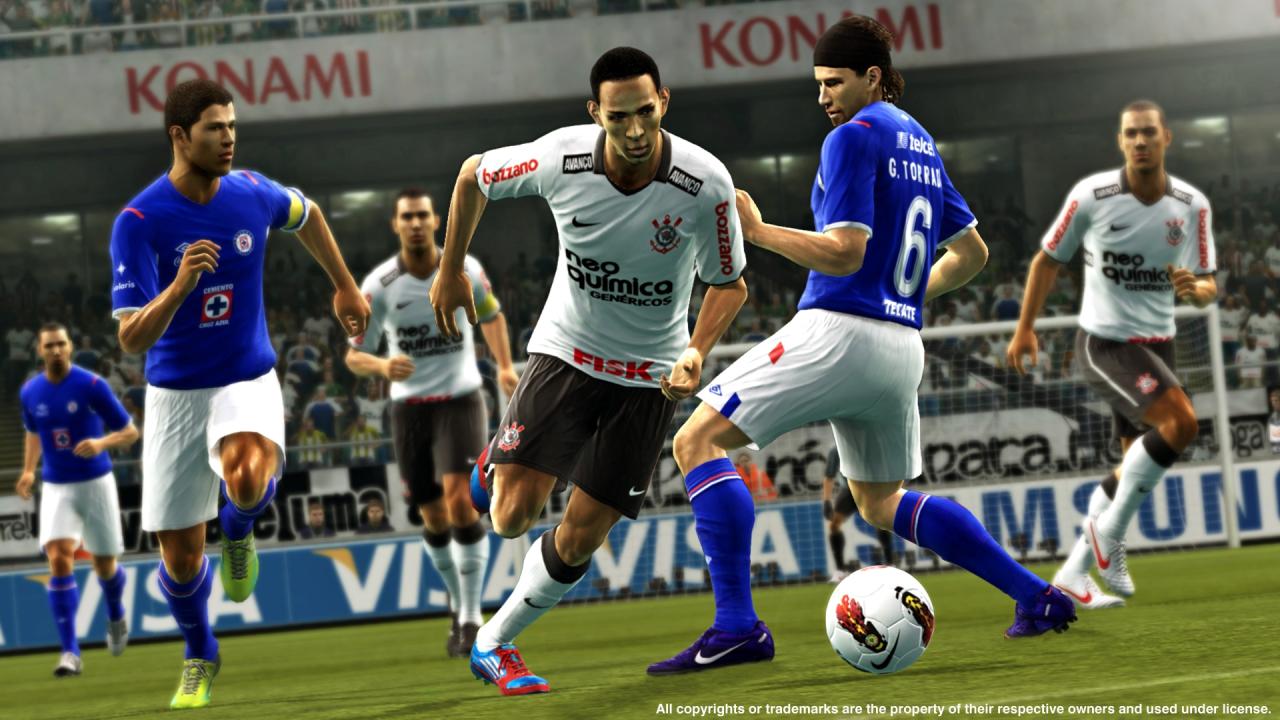 [30/05/2012] Pro Evolution Soccer 2013 erscheint am 20. September und ist damit eine Woche früher dran als der Konkurrent FIFA 13. Welchem der beiden Spiele haltet ihr die Treue? (16)