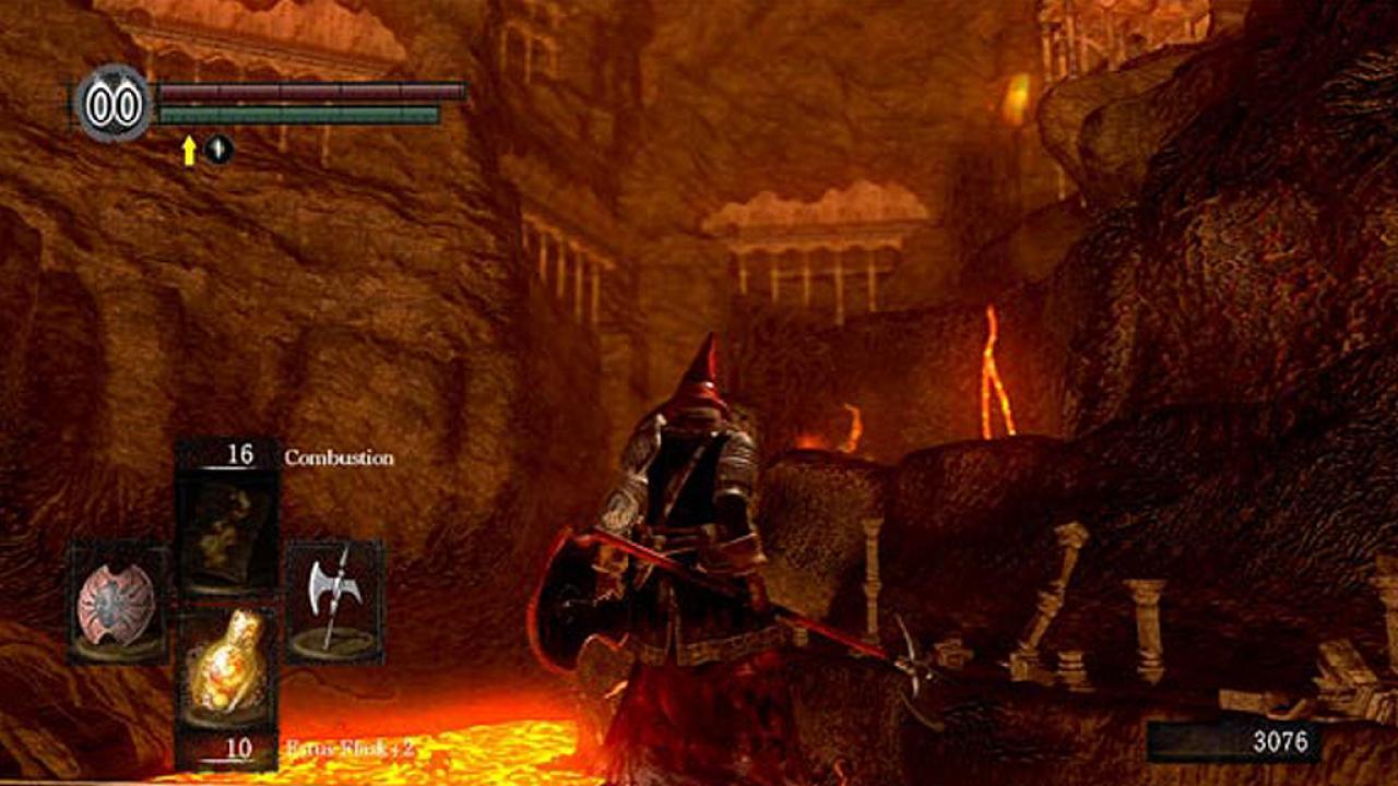 [01/05/2012] Dark Souls - Genau genommen ist das gesamte Spiel die reinste Hölle. An jeder Ecke lauert der Tod. Aber wenn man es in Dark Souls weit gebracht hat, darf man tatsächtlich in die Unterwelt hinabsteigen. Dort hauen euch dann riesige Minotauren und giftspeiende Würmer um. Klasse, nicht wahr?