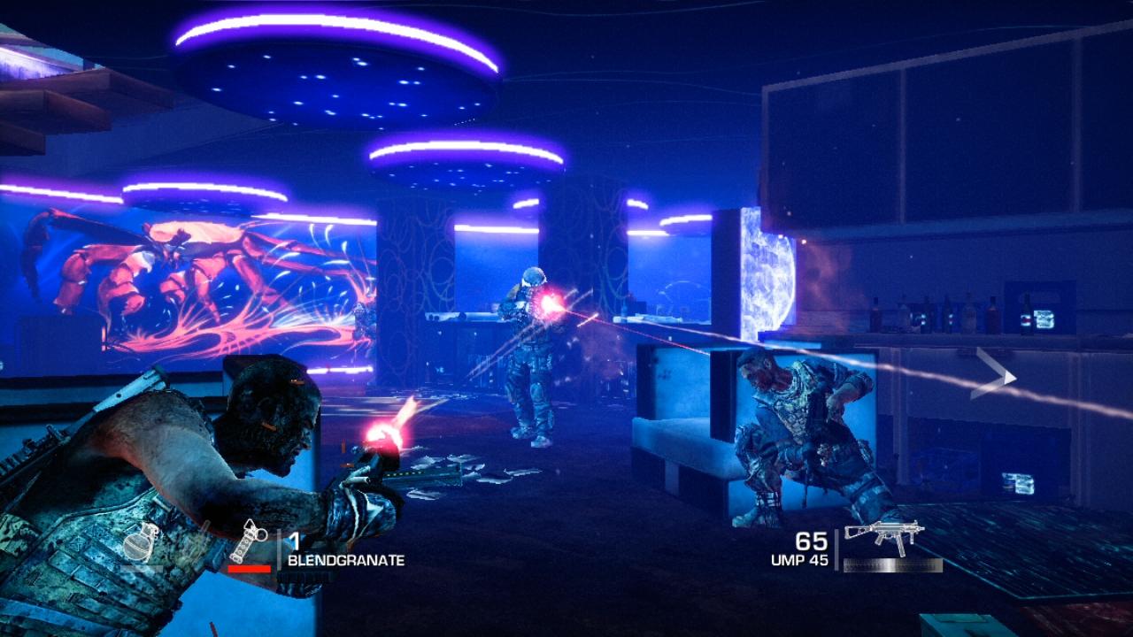 [25/06/2012] In Spec Ops: The Line ist das ganze Spiel in jeder Hinsicht ein Trip. Sowohl die Spielwelt als auch die mentale Welt der Charaktere reflektiert deren Reise ins Bewusstsein. Sucht, Schuld, Ablehung, Projektion, Tod und Frieden sind hierbei nur einige der Motive im Spiel.