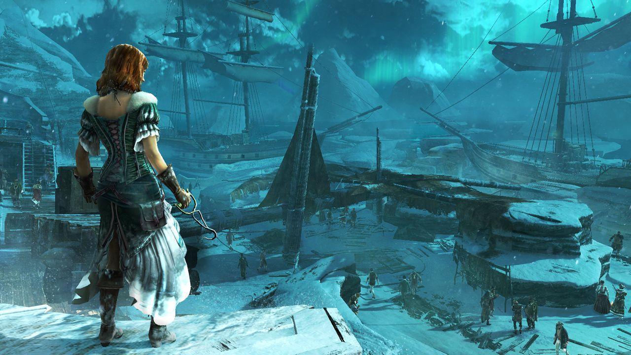[11/06/2012] Assassin's Creed 10: Connor is back! Nachdem der Protagonist aus dem Retro-Titel Assassin's Creed 3 verschollen war, taucht er jetzt auf einer Eisscholle wieder auf und erlebt sein neuestes Abenteuer auf Playstation 6 und Xbox 7.200. Neu ist die Couch-Rumble-Funktion: Schließt ein Stromkabel an euer Sofa an und spürt jeden Schlag! (Bild: AC 3).
