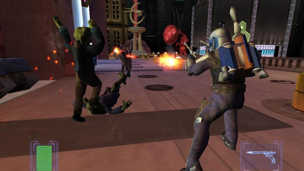 [20/06/2012] ↓ FLOP ↓ - Star Wars: Bounty Hunter - Nicht ein Jedi-Ritter, sondern Kopfgeldjäger Jango Fett höchstpersönlich gibt den Protagonisten in Star Wars: Bounty Hunter. Das Actionspiel war zwar nicht übel, blieb aber deutlich unter den Erwartungen der Fangemeinde.