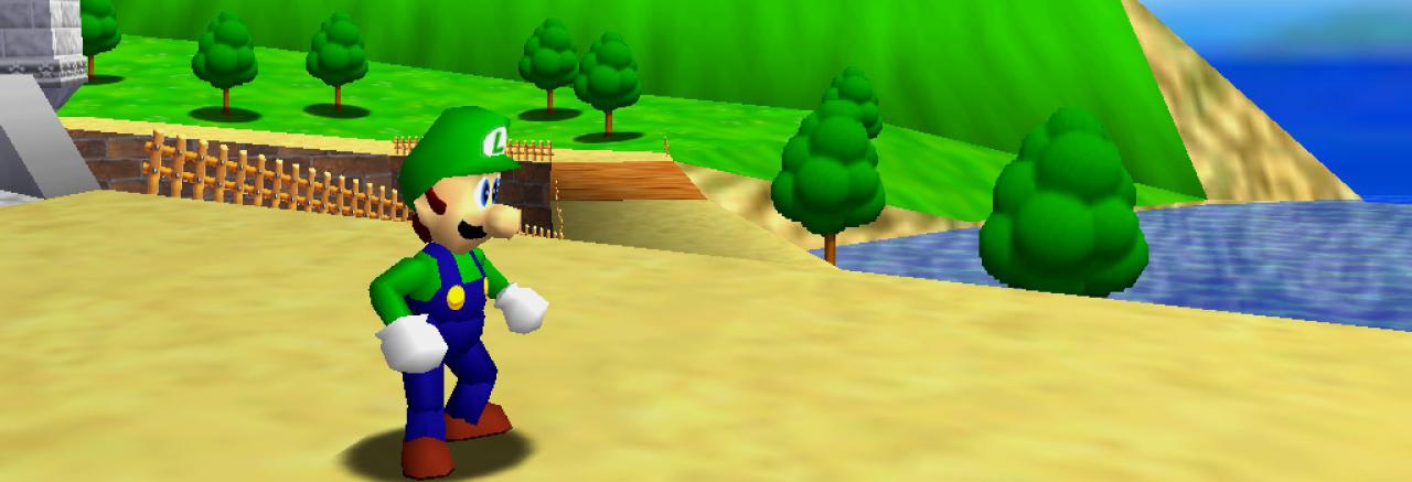 [06/06/2012] Luigi in Mario 64 Zwar konnte man in Super Mario 64 nach Abschluss des Spiels Yoshi treffen, es hielten sich jedoch auch immer wieder Gerückte, man könnte mit Luigi spielen. Findige Fans bauten sogar Bildmontagen, um diesen Fakt zu 