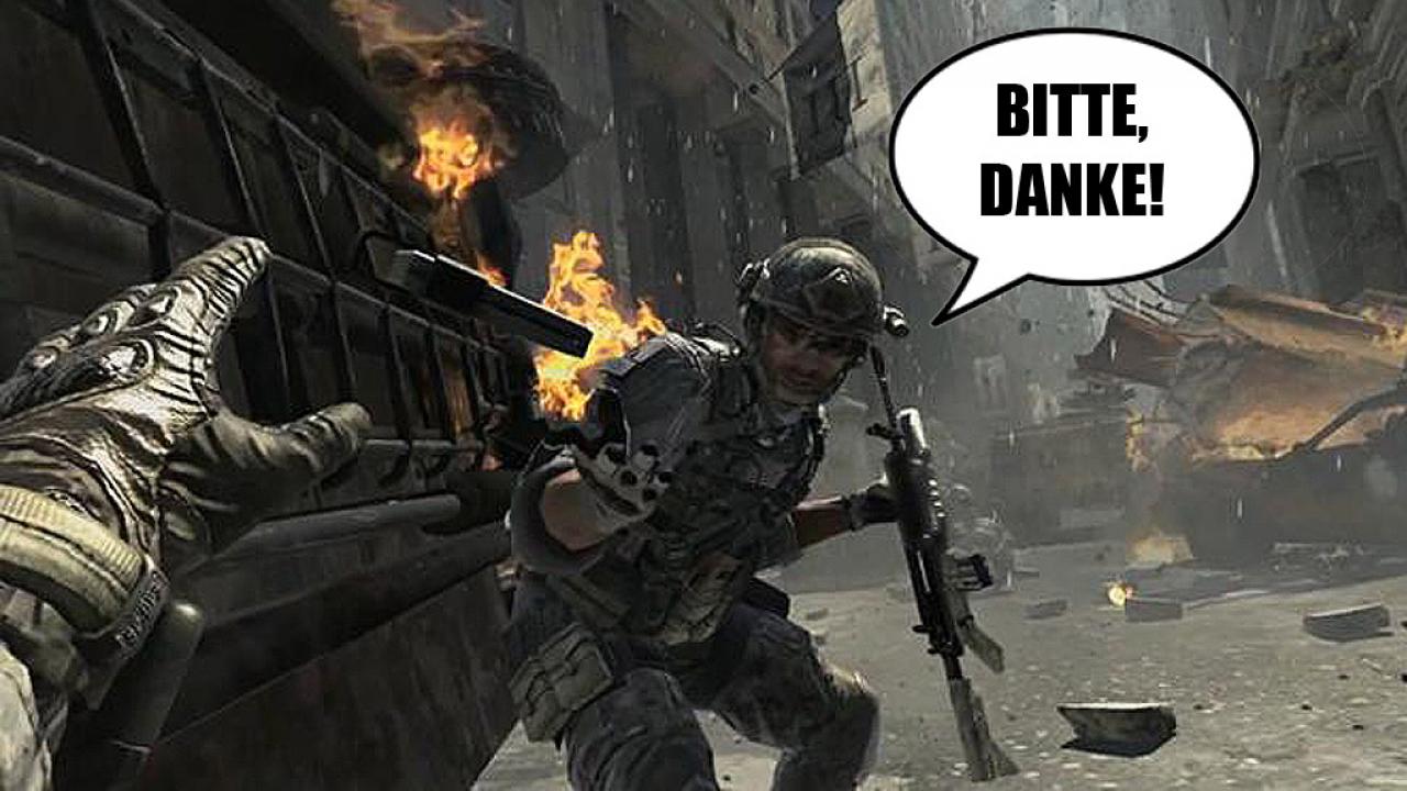[12/06/2012] 4 - Hilf deinem Nächsten und auch dir wird geholfen! - Einzelgängertum führt in einigen Multiplayer-Titeln selten zum Erfolg. Drum helft euren Mitspielern und unterstützt das Team wo ihr könnt. Der hilfreiche Einsatz macht sich sicher bezahlt. Außerdem: Solange alle gewinnen, ist es doch egal, ob man Erster oder Letzter in der Punktetabelle ist.