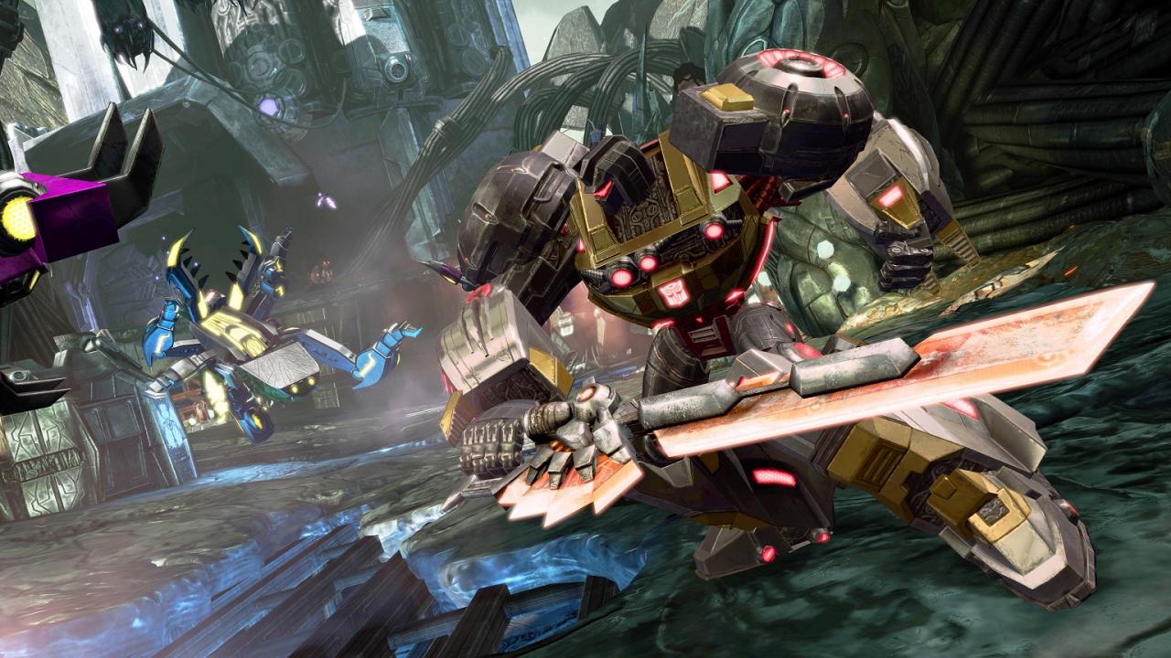 [10/07/2012] Transformers: Untergang von Cybertron - die riesigen Blechmaschinen bahnen sich ihren Weg durch die Stadt.