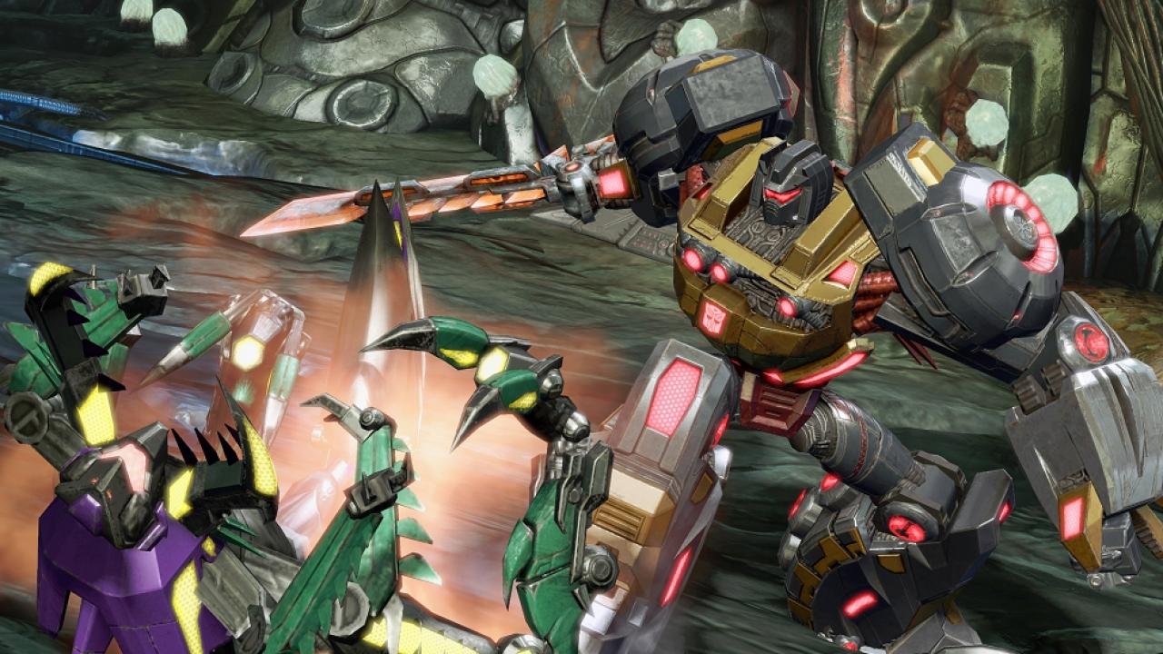 [10/07/2012] Transformers: Untergang von Cybertron: Auch anhand der Screenshots erkennt man, dass die gewaltigen Kolosse mächtig austeilen können.