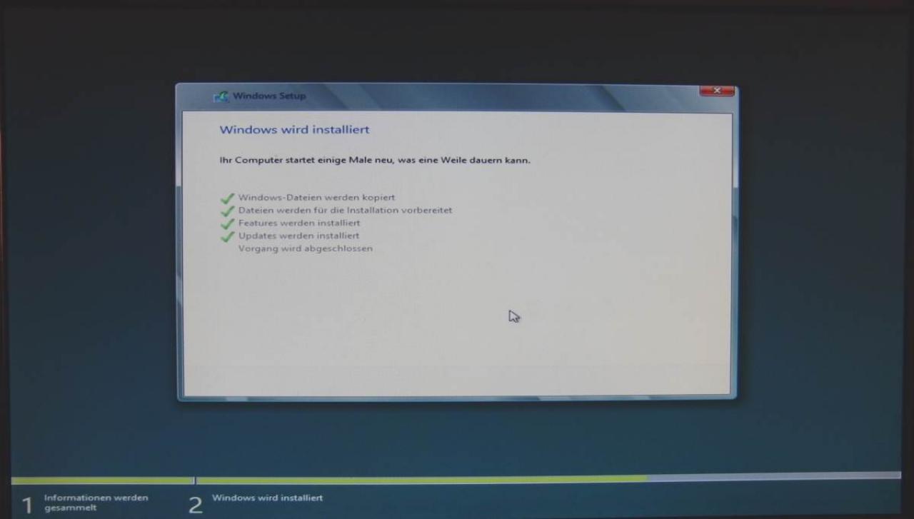 [31/08/2012] Die Installation der Windows 8 Preview geht recht einfach und schnell von der Hand