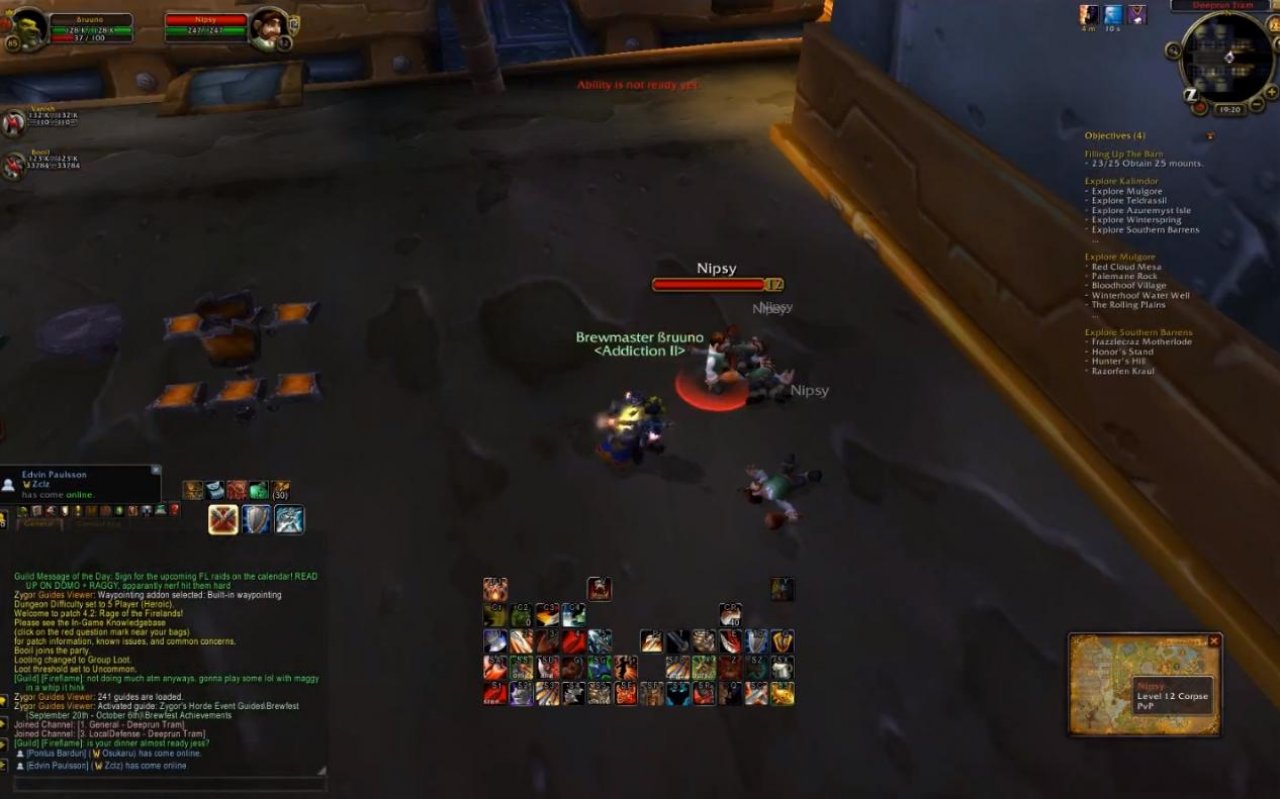 [22/08/2012] Nipsy aus World of Warcraft hat zu Beginn eine relativ harmlose Aufgabe für uns: Ratten in der U-Bahn fangen. Als hinterher herauskommt, dass er die kleinen Nager zu 