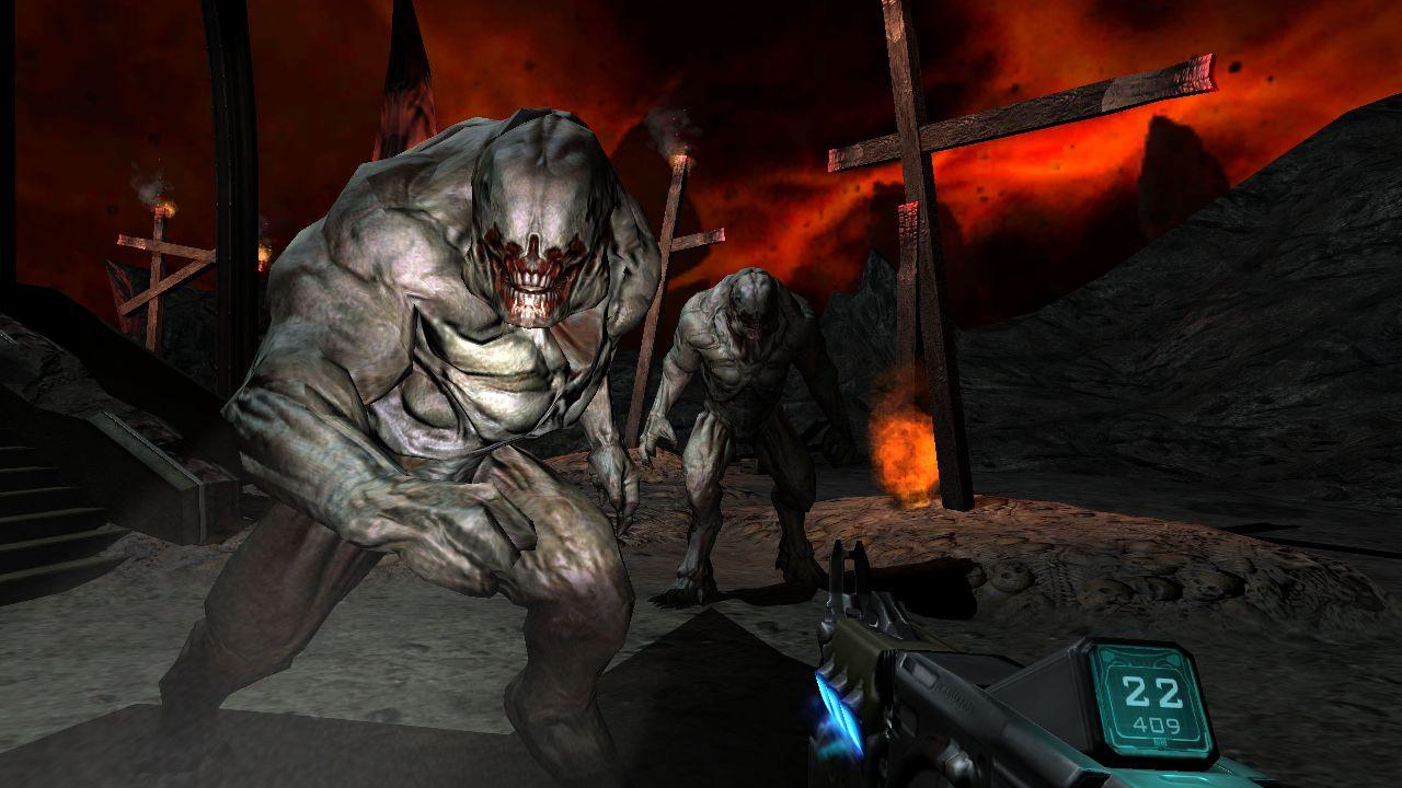 Ein Screenshot aus Doom 3