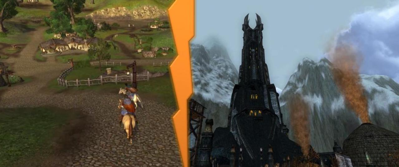 [05/09/2012] Der Herr der Ringe Online Auch in Herr der Ringe Online tauscht man das wunderbare Auenland mit seinen liebreizenden Blumenwiesen und Grasflächen gegen den puren Horror. Angmar, Isengart und der Düsterwald sind nur einige der unangenehmen Fleckchen in Mittelerde.