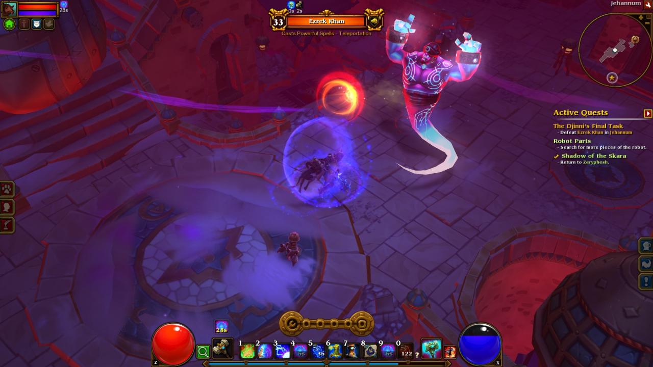 [26/09/2012] In Torchlight 2 oder Diablo 3 warten unzählige Bosse auf ihren Einsatz. Oft heißt es dabei AUSWEICHEN / ANGREIFEN / AUSWEICHEN / WEGLAUFEN und so weiter und so fort. Weglaufen ist übrigens ein bewährtes Rezept, falls der Widersacher zu stark sein sollte...