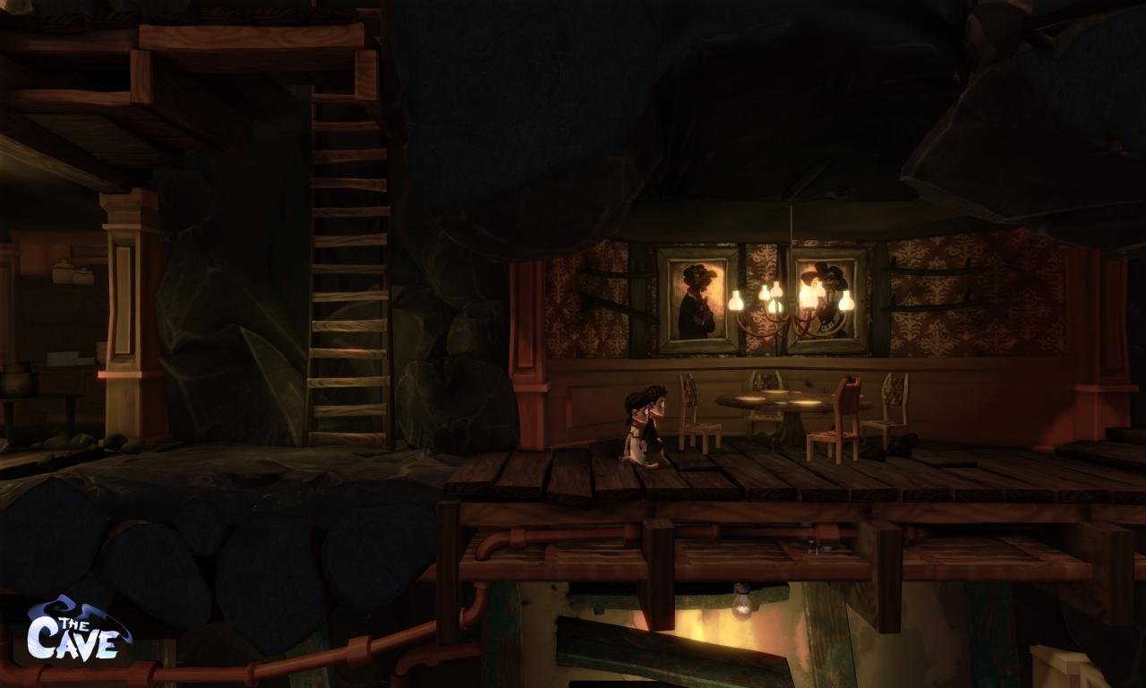 [04/09/2012] The Cave bietet genauso wie Limbo keine Raumtiefe, um die Aufmerksamkeit des Spielers auf die Rätsel zu fokussieren. Dabei erweitern die Programmierer die Handlungsmöglichkeiten des Gamers, indem sie ihn drei Helden mit je einer Spezialfähigkeit wählen lassen und somit auch alternative Lösungswege zulassen.