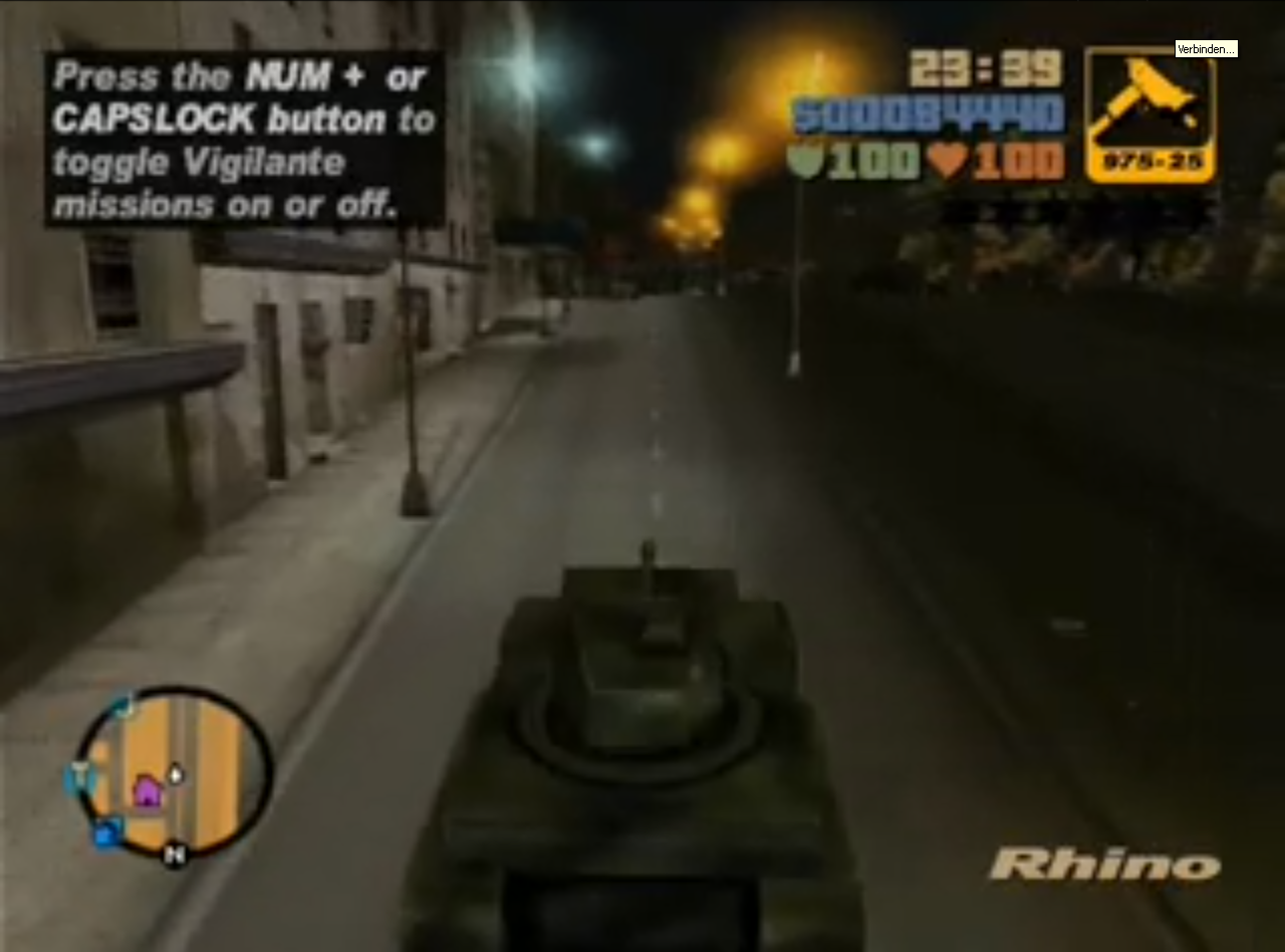 [09/10/2012] Um in GTA 3 mal so richtig die Sau rauszulassen eignet sich am besten der Rhino-Panzer. Dieser ist in der Regel nur mit äußersten Anstrengungen zu beschaffen, allerdings helfen auch hier Cheats. Auf der PS2 gebt ihr eine Tastenfolge ein, PC-Spieler tippen die freundliche Aufforderung 